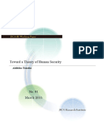 Jurnal - Toward A Theory of Human Security