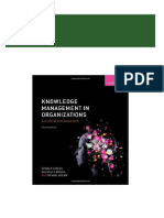 Ebooks File (Ebook PDF) Knowledge Management in Organizations: A Critical Introduction 4th Edition All Chapters