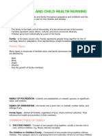 The Childbearing and Chilbearing Family 3