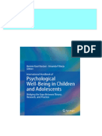 Ebooks File International Handbook of Psychological Well Being in Children and Adolescents Bridging The Gaps Between Theory Research and Practice 1st Edition Bonnie Kaul Nastasi All Chapters