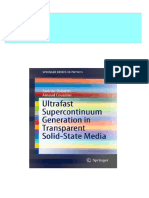 Instant Download Ultrafast Supercontinuum Generation in Transparent Solid State Media Audrius Dubietis PDF All Chapters