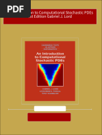 Full Download An Introduction To Computational Stochastic PDEs 1st Edition Gabriel J. Lord PDF