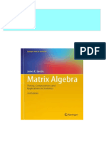 Matrix Algebra: Theory, Computations and Applications in Statistics 3rd Edition James E. Gentle 2024 Scribd Download