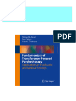 Full Download Fundamentals of Transference Focused Psychotherapy Applications in Psychiatric and Medical Settings 1st Edition Richard G. Hersh PDF