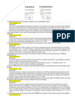 Permutations and Combinations Questions and Answers