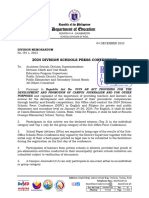 2024 DSPC Division Memorandum No. 594 S. 2023 2