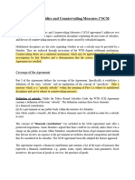 Agreement On Subsidies and Countervailing Measures ("SCM Agreement")