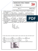 6th Mock Test - 1 Math