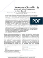 Anesthetic Management of Reversible