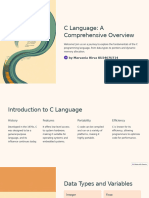 C Language A Comprehensive Overview