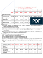 Fee Structure 2024 25 International With CP 1