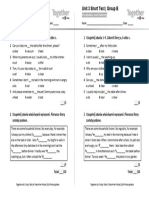 Together kl5 Short Test U3 Vocabulary and Listening AB