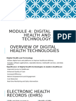 Module 4: Digital Health and Technology: Ranjit Kumar Dehury