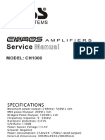 BOSS CH1000 Manual de Servicio