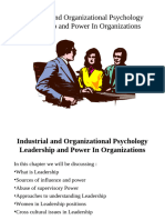 Leadership and Power in Orgnisations Copy For Class (Autosaved)