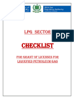 Check List For LPG License