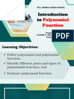 Lesson 3 Polynomial Function