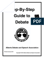 Revstep by Step Guide To Debate