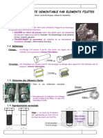 Cours - La Liaison Complete Demontable Par Elements Filetes