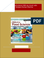 (FREE PDF Sample) Objective Food Science 10th Rev. & Enl. Edn. Edition Sanjeev Kumar Sharma Ebooks