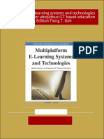 Multiplatform e Learning Systems and Technologies Mobile Devices For Ubiquitous ICT Based Education 1st Edition Tiong T. Goh