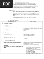 Detailed Lesson Plan in Health 6 Guess The Word