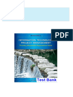 Immediate Download Information Technology Project Management Providing Measurable Organizational Value 5th Edition Marchewka Test Bank All Chapters