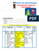 3° Sesión Día 5 Com Escribimos Tarjetas Navideñas