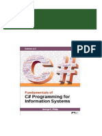 (Ebook PDF) Fundamentals of C# Programming For Information Systems 2nd Edition All Chapters Instant Download