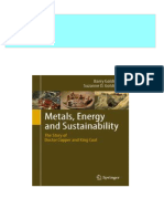 Ebooks File Metals Energy and Sustainability The Story of Doctor Copper and King Coal 1st Edition Barry Golding All Chapters