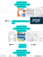 Long Term Commitment and Marriage