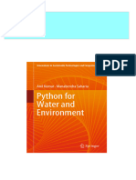 Full Download Python For Water and Environment 2024th Edition Anil Kumar PDF