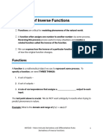 MAT265 - 3.1 - Derivatives of Inverse Functions