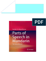 Full Download Parts of Speech in Mandarin The State of The Art Candice Chi-Hang Cheung PDF