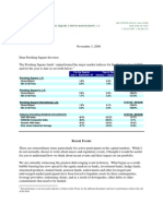 Pershing Square Q3 2008 Investor Letter