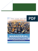 (Ebook PDF) Managerial Economics 5th Edition by Luke M. Froeb 2024 Scribd Download