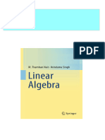 Full Linear Algebra M. Thamban Nair Ebook All Chapters