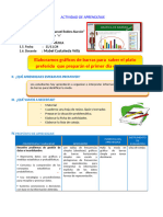 MAT. Elaboramos Graficos de Barra para Saber El Palto Preferido Que Prepararan El Priemr Día de La APEC.