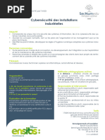 Affiche A4 - DU Cybersécurité Des Installations Industrielles