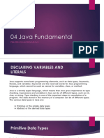 04 Java Fundamental