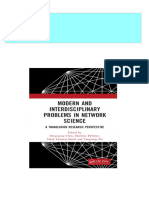 Modern and Interdisciplinary Problems in Network Science: A Translational Research Perspective 1st Edition Zengqiang Chen