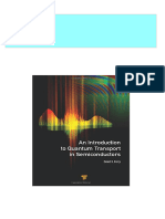 Full An Introduction To Quantum Transport in Semiconductors 1st Edition David K. Ferry Ebook All Chapters