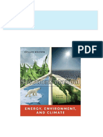 Energy Environment and Climate 2nd Edition Wolfson Solutions Manual Download PDF