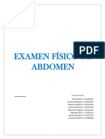 Examen Fisico de Abdomen