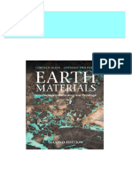 Earth Materials Introduction To Mineralogy and Petrology 2nd Edition Cornelis Klein 2024 Scribd Download