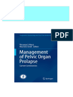 PDF Management of Pelvic Organ Prolapse Vincenzo Li Marzi Download