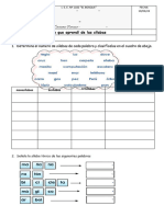 Ficha Nº6 - Com - Demuestro Lo Que Aprendi de Las Silabas