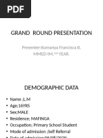 Grand Round Presentation Acute Head SX