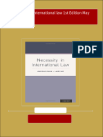 PDF Necessity in International Law 1st Edition May Download