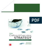 Full Download (Ebook PDF) Crafting & Executing Strategy: The Quest For Competitive Advantage, 22 Edition PDF